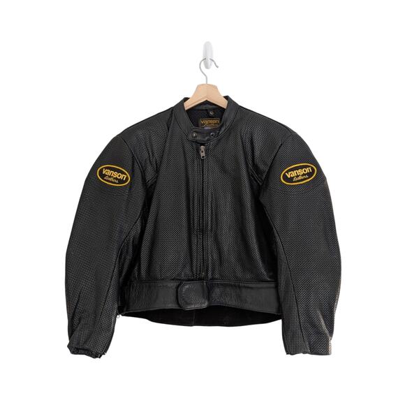 Women's Vanson Leather Jacket MK2 proPERF CSRV Sportrider Perforated Size 18 XXL - Picture 1 of 11